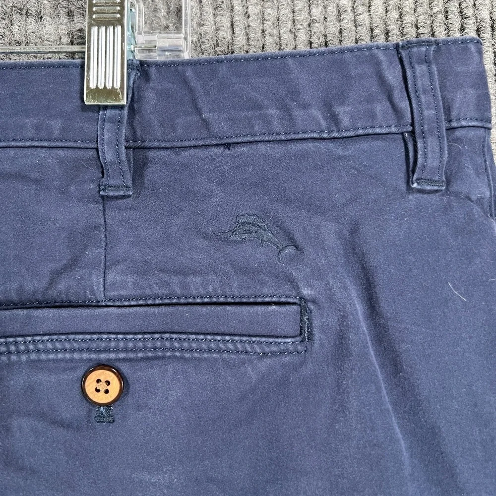 Tommy Bahama Shorts Mens 44 Blue Chino Outdoor‎ Casual Golf Beach Vacation